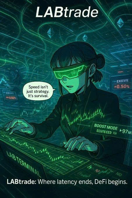 0x_Kalista's tweet image. On my radar: @LABtrade_

Signals ↓
• 50M $LAB airdrop ignited activity; active participants earning
• $220M+ lifetime volume and rising
• 50%+ share among memecoin trading bots in recent cycles

Product stack ↓
• LAB Terminal extension with Dextools, Dexscreener, Photon,…