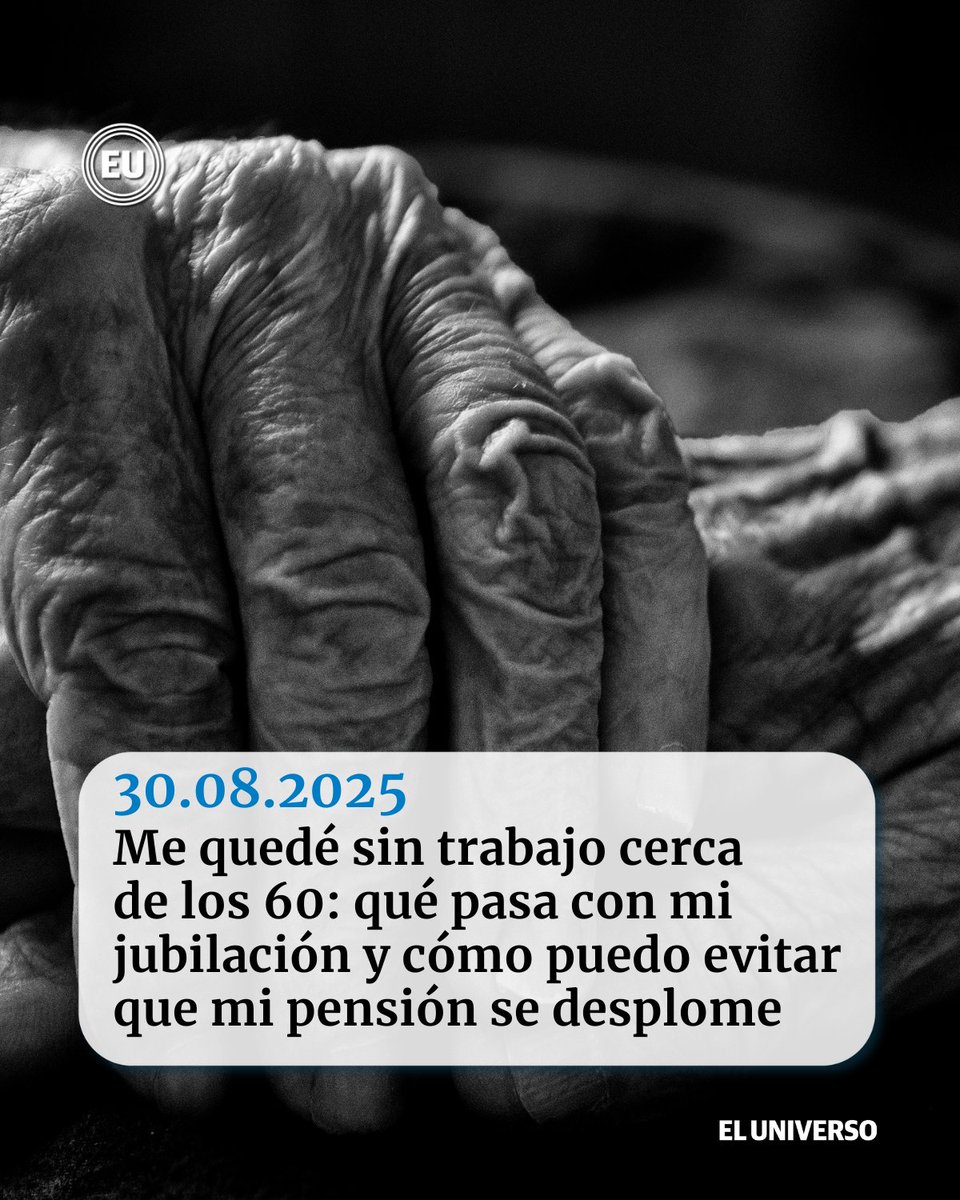 eluniversocom's tweet photo. #Ecuador | El principal efecto de interrumpir las aportaciones es que el cálculo de la jubilación se basa en un promedio salarial que puede estancarse o disminuir.  https://t.co/5Mwu0hi0Dm https://t.co/isJNHEj0Rz