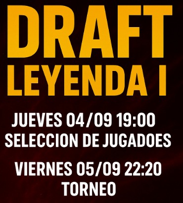 🔥 DRAFT LEYENDA 🔥

👔 8 CAPITANES ¿TE ATREVES?
✅ Inscripciones ilimitadas

🚫 Anti suplantación de IDs
⚡ Capitanes con poder de strike a tóxicos

🎙️ Caster + War Room
💻 Web, PC &amp; móvil en vivo

PARTICIPA REGISTRÁNDOTE EN NUESTRO DISCORD:
👉discord.gg/zEy9ztp8QM👈