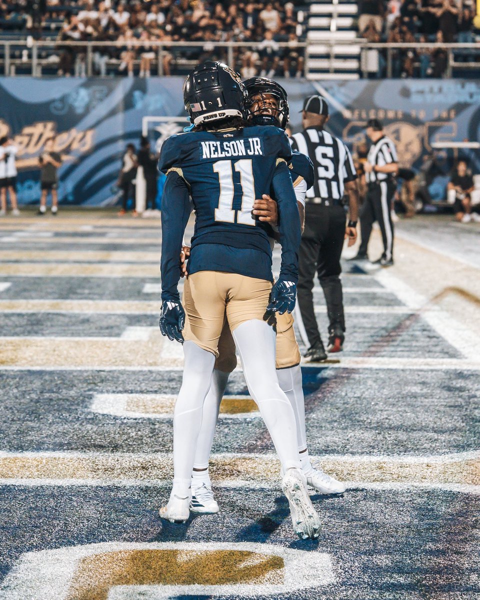 One of the craziest stats from last night is that seven players had their first collegiate reception.

Jojo Stone
Eric Nelson Jr.
Kyle McNeal
Jackson Verdugo
Andre Brown
Braiden Staten
Maguire Anderson

#FIU #PawsUp