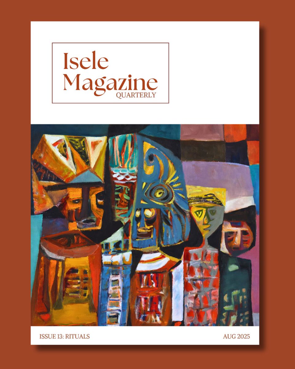 We're thrilled to share our quarterly issue!

Featuring Annie Russo, Adéọlá Ládọjà, Fendy S. Tulodo, Emelda Gwitimah, Johannes Shikongo, Kris Green, Yoyo Dou &amp; more, this issue explores rituals –  communal and cultural ceremonies that bind generations.

iselemagazine.com/rituals/