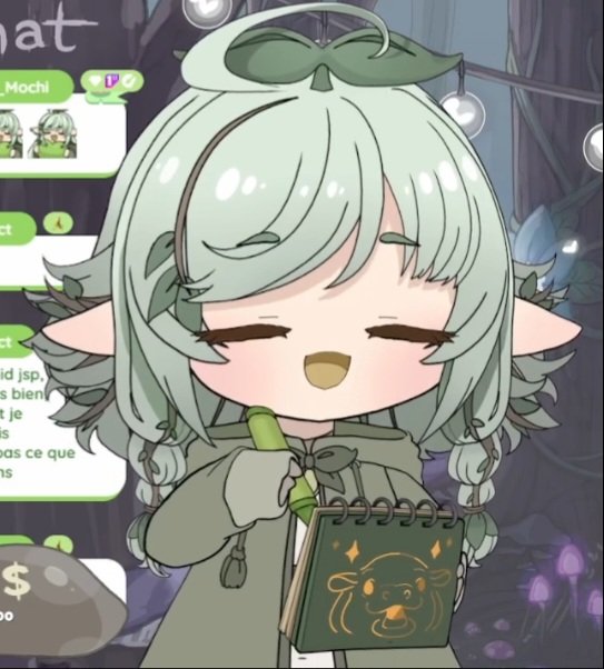 By the way, I did the art &amp; rig for Aska's new chibi model! There are still a couple of bugs I need to fix but I'll put the showcase up soon~ 💚✨️