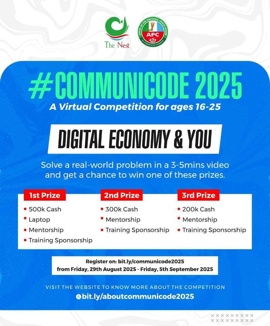 apcngyouthwing's tweet image. It’s official: #COMMUNICODE2025 has begun! For students and teens with bold ideas and sharp minds, this is your stage. Sign up before the 5th of Sept via the link below: zurl.co/32Yzh
#nextgenleaders #communicode2025 #apcyouth #youthhouse #digitalempowerment