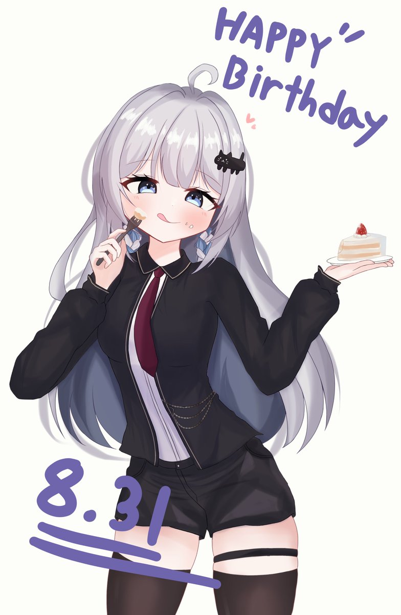 CMPudding717's tweet image. 친구 생일이라 일러스트 그렷습니다