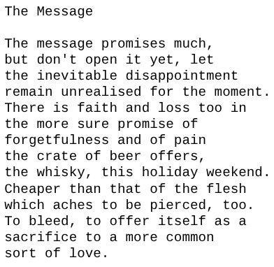 J.M. Summers (@jon_summers) on Twitter photo Running a few days behind again, but here's a link to Edge of Humanity who published one of my poems - The Message - a few days ago. Do give it and all the great work on the site a look.
edgeofhumanity.com/2025/08/28/the…
#writingcommunity #poetrycommunity #poetrylovers #poetry Running a few days behind again, but here's a link to Edge of Humanity who published one of my poems - The Message - a few days ago. Do give it and all the great work on the site a look.
edgeofhumanity.com/2025/08/28/the…
#writingcommunity #poetrycommunity #poetrylovers #poetry