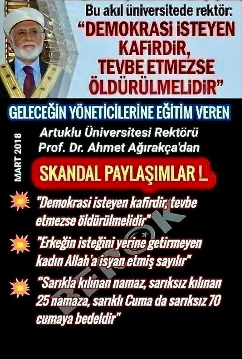 Kindarlık iyi değildir! Bu ülkeye zarar veriyorsunuz! Bir dini kimliğin arkasına sığınıp insanları  cellat söylemlerinizle baskılamaya yelteniyor, hakkınız yokken bu fermanlarla kişisel inanç alanlarına giriyor ve halkımıza sevgi yerine korku aşılıyorsunuz. Bilim adamı barışın,