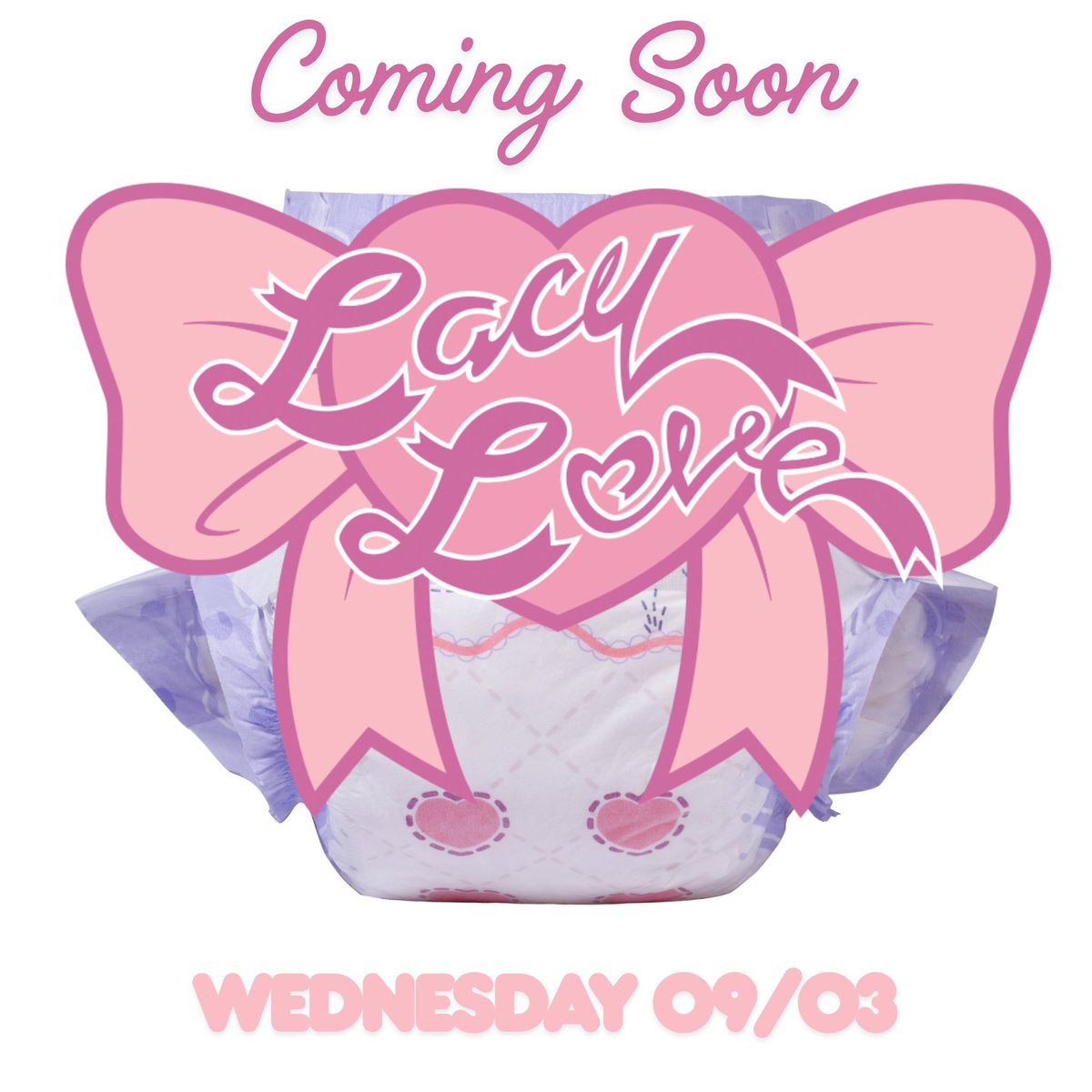 Lil Comforts (@lilcomforts) on Twitter photo 🎀 NEW DIAPER TEASER 🎀
Our second diaper is almost here. It’s been two years since we released our first, and now it’s only days away until you get to see what we’ve been working on~
🎀💜 Lacy Love, Wednesday 09/03 💜🎀
subscribe to our newsletter at lilcomforts.com 🎀 NEW DIAPER TEASER 🎀
Our second diaper is almost here. It’s been two years since we released our first, and now it’s only days away until you get to see what we’ve been working on~
🎀💜 Lacy Love, Wednesday 09/03 💜🎀
subscribe to our newsletter at lilcomforts.com