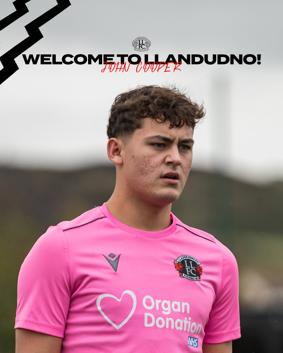 LlandudnoFC's tweet photo. JOHN COOPER JOINS THE SEASIDERS! ⚫️⚪️

We are thrilled to announce the addition of John Cooper to the club. With stints at Chester, Tranmere and Connah's Quay Nomads, he adds additional quality to Jordan's squad!💪

Welcome John!👋

#Llandudno #LlandudnoFC #WeAreOne #KeepTheFaith https://t.co/8dq3NpXWS4