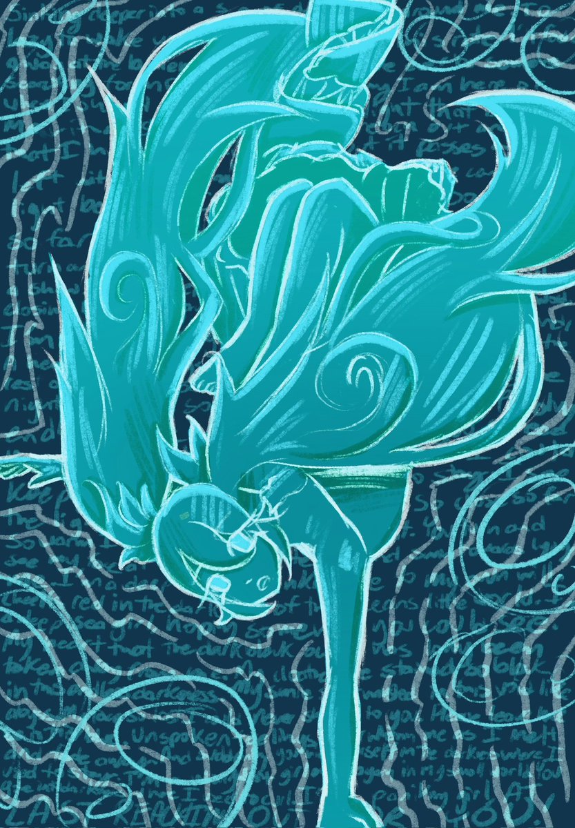 Laboonwhalearts's tweet image. Be free young girl! #deepseagirl #Hatsune #HatsuneMiku #artmoots #HatsuneMikuArt