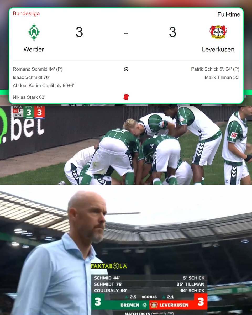 😎 Werder Bremen 10 kişi kaldı, 3-1 geriye düştü ama bu sefer onlar son dakikada attı!

Son dakika takımı artık onlar değil... 🤷