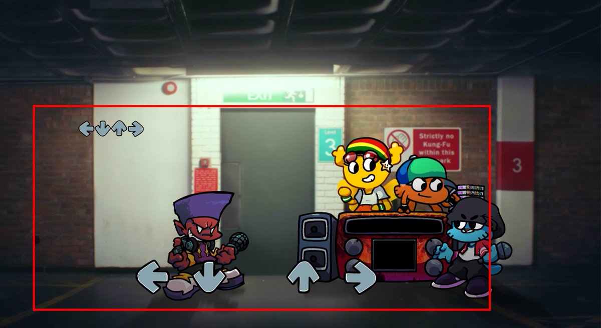 FunkyGumballMix's tweet photo. Parking Lot (Placeholder BG)
@News_Funkin  @FNFnewsespanis @THEREALTIMELIME  
 #FNF #fnfmods #Gumball #tawog https://t.co/tleSuJy7XK