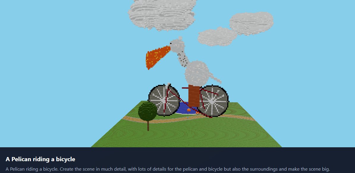 voxelbench's tweet image. Guess the model