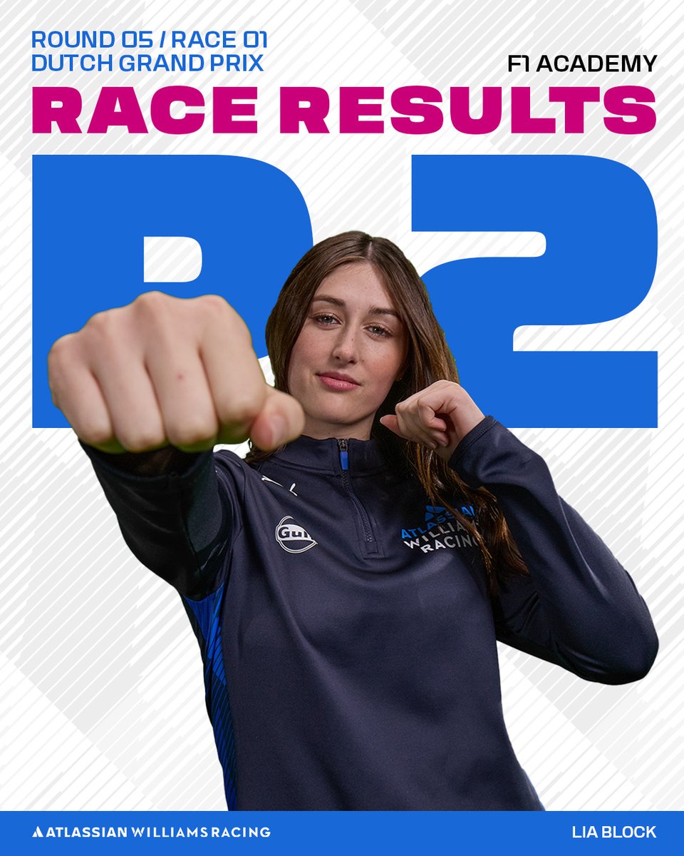 A FIRST F1 ACADEMY PODIUM FOR LIA!!! 💙