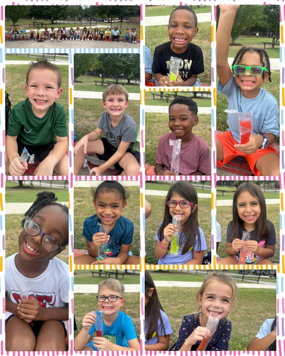 A guest reader AND popsicles to end the week?! Happy Friday to us! Nothing makes me happier than when my former students come read to us and what a yummy and fun treat to end the week and begin the long holiday weekend! 🦅♥️🥳 <a href="/HumbleISD_ESE/">Eagle Springs Elem</a> <a href="/edleaderHall/">Gayle Hall</a> <a href="/Blnorris05/">Becky Norris</a> #eseSOAR