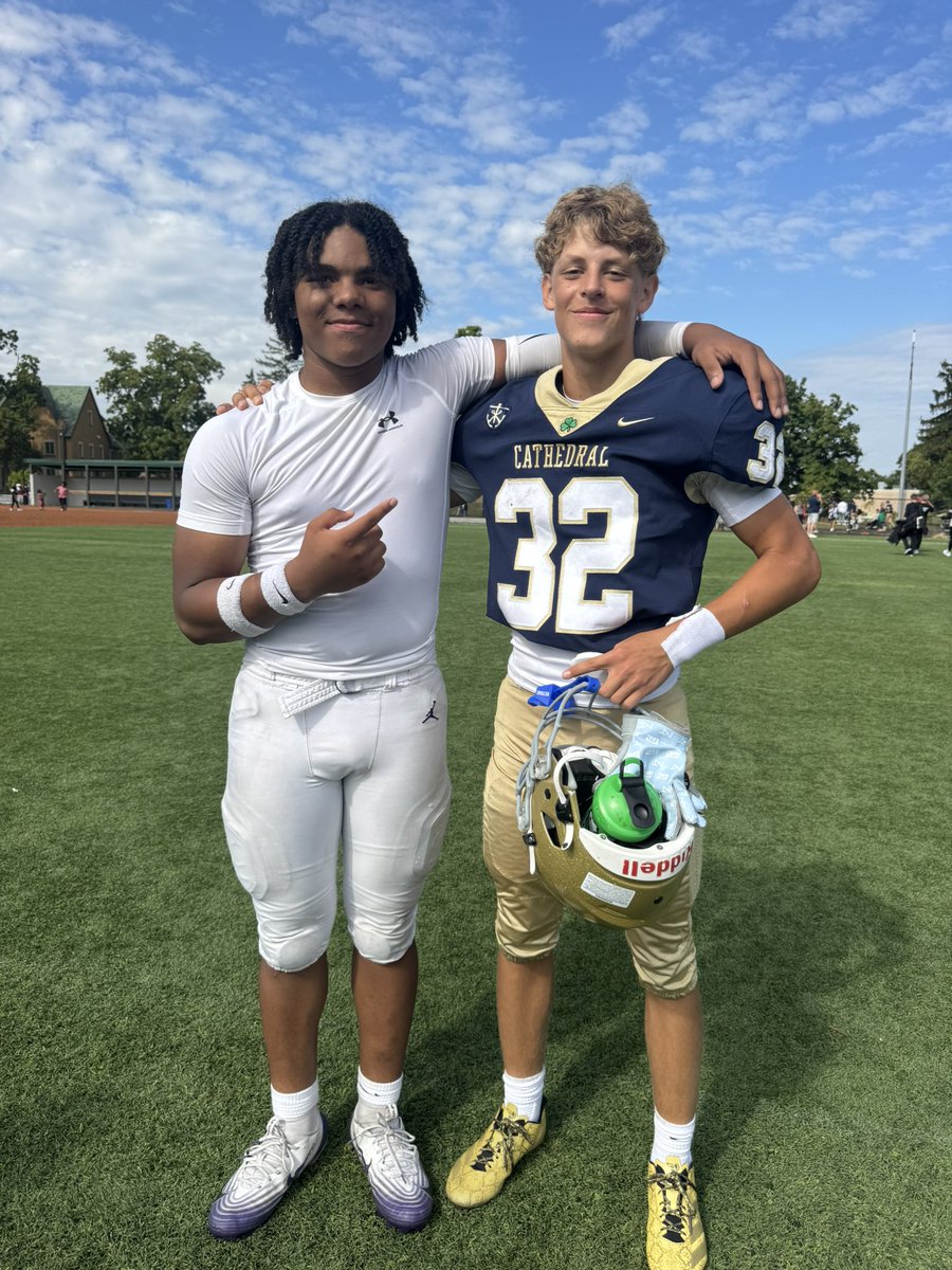 Rivals on the football field..teammates on the baseball field 🏈⚾️<a href="/CanesMW2029/">Canes Midwest 2029</a> <a href="/Philipfry86/">Philip Fry Jr</a> _legiong4 (insta)