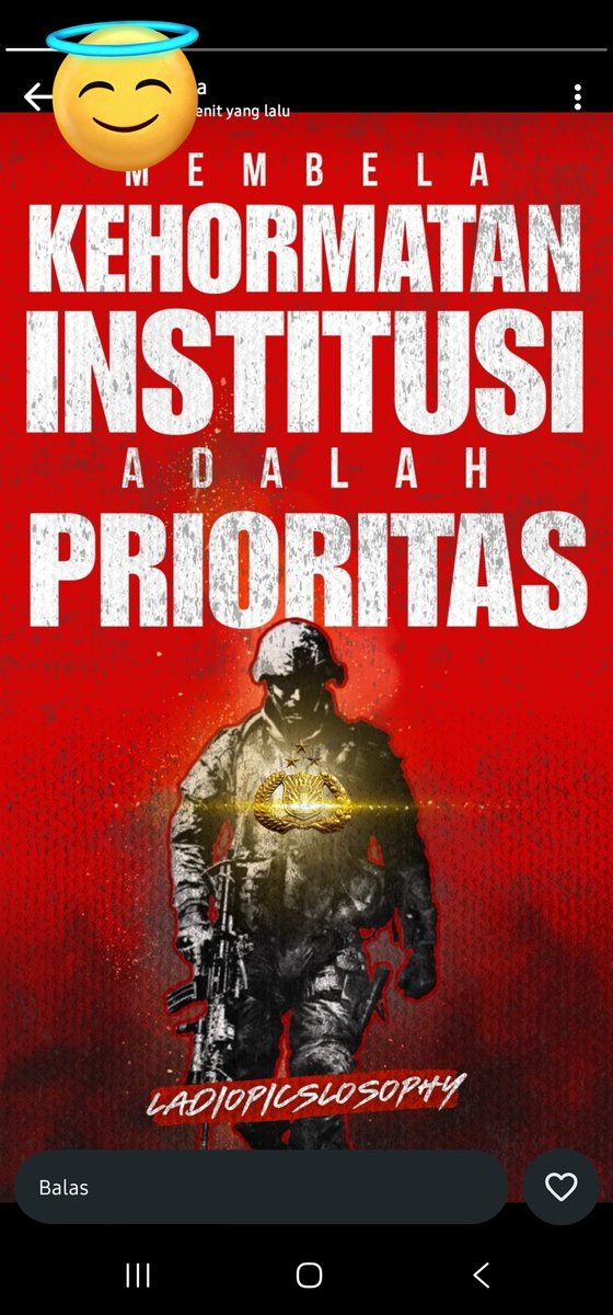 propperyllo's tweet photo. @BudiBukanIntel Liatlah manusia ini bud. Prioritasnya malah membela "kehormatan institusi" https://t.co/N5VjUCmnaO