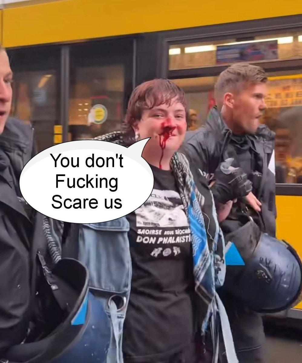 #Solidarity the rust proof weapon of our class
Well done Kitty ✊
Police are not there to protect society
They are there to control us, the working class &amp; to  protect &amp; preserve the capitalist class
Up the Workers ✊