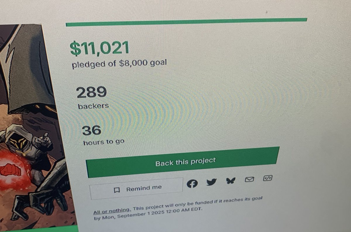 11 backers from 300. Can we get there before the campaign ends?