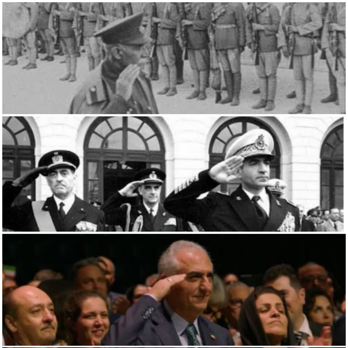 در دیده ما شاه بٌوَد سایه یزدان 
تا کور شود دیده بیگانه پرستان
#KingRezaPahlavi 
#همكارى_ملى