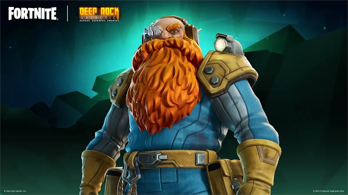 Deep Rock Galactic chega ao Fortnite em nova colaboração por tempo limitado

#gamersegames #DeepRockGalactic #Fortnite

Anões de Deep Rock Galactic chegam ao Fortnite! Nova colaboração traz a skin do Scout, gestos Rock &amp; Stone e Shanty, e mais itens temáticos.