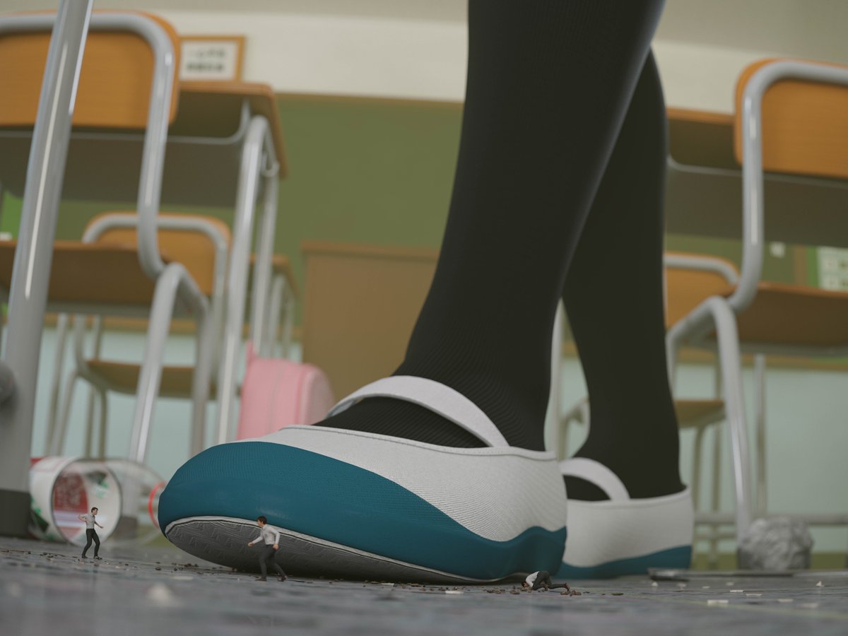 体育课后1-2
#giantess #Sizetwitter #巨大娘