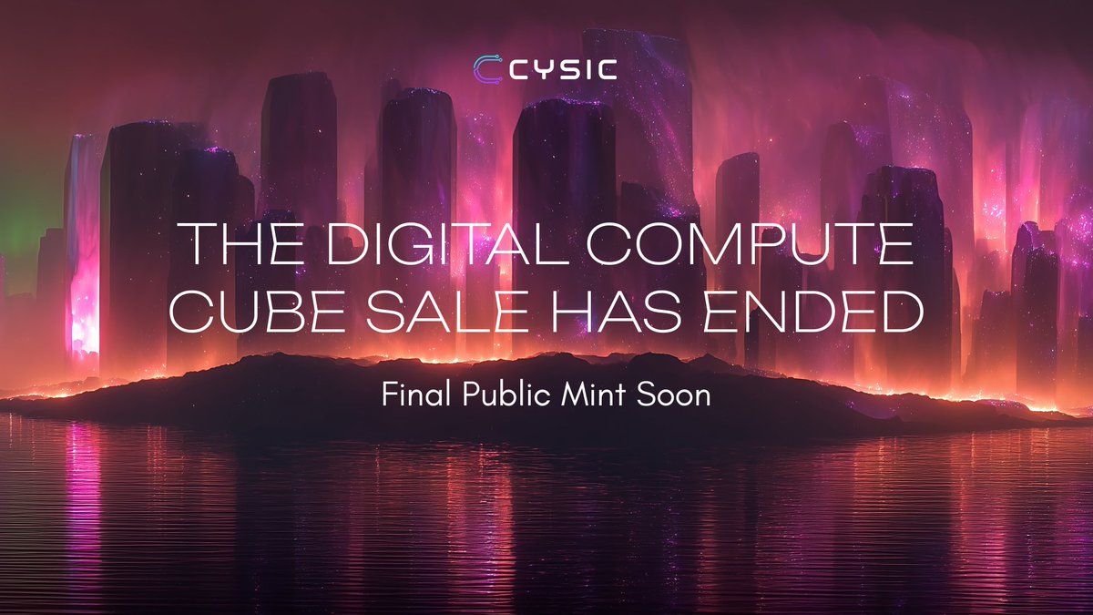 21,392 Cubes. 4 Days. One giant leap for ComputeFi.

As of today, 3 PM UTC, the Digital Compute Cube sale has officially come to an end.

But this is just the beginning.

Let’s look back – and ahead 👇