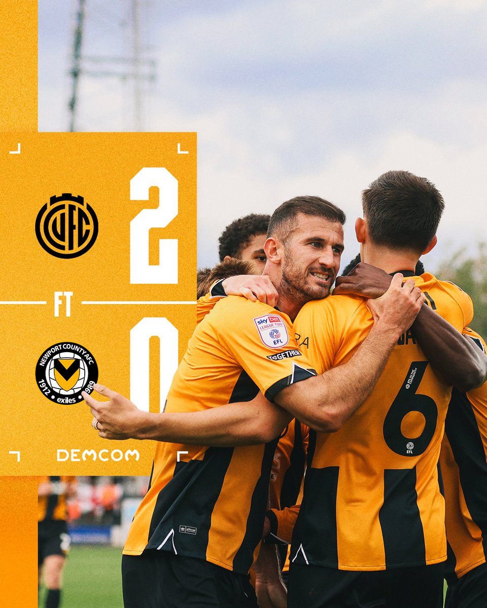U's take all 3 points with a 2 goals 🟡⚫