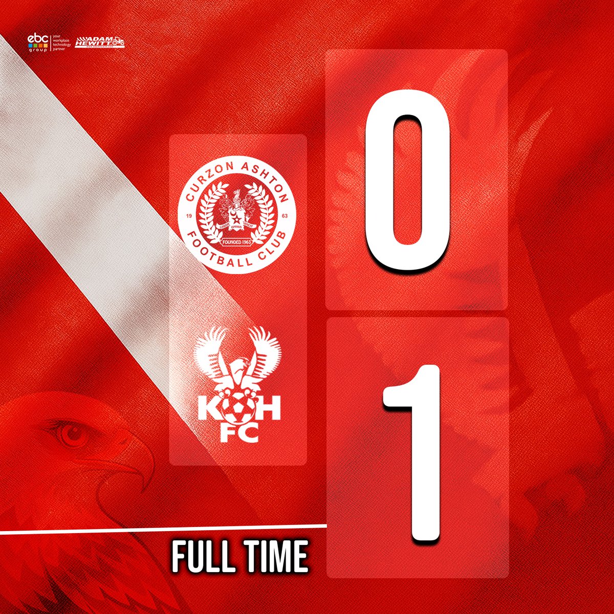 FT

Three away points - get in!

Thanks for your support on the road

#Harriers