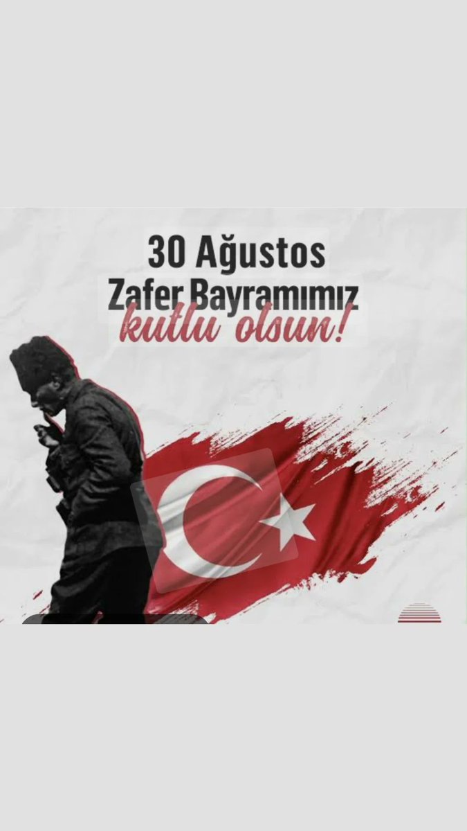 30 Ağustos Zafer Bayramı kutlu olsun!
Tüm şehit ve gazilerimizi rahmet, minnet ve şükranla anıyoruz.

Zaferin kıymeti, ona ulaşılmadığında daha iyi anlaşılır.
Önce Yüce Rabbimize, sonra kahraman ecdadımıza çok şey borçluyuz.
Bize kaybetmeyi değil, zaferi yaşattılar.