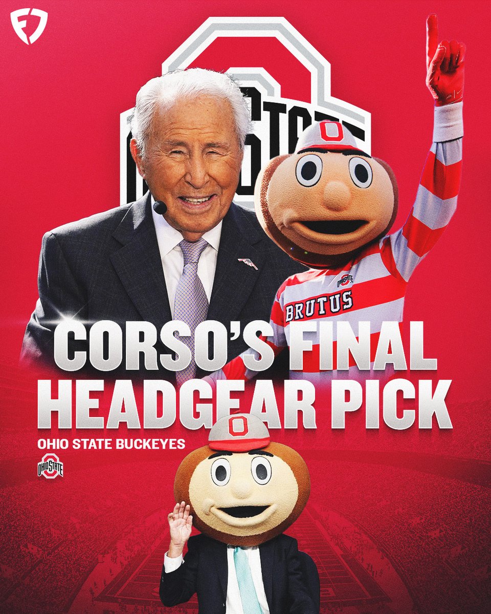 THE FINAL PICK: OHIO STATE

Lee Corso, forever a legend 🐐

#CFB | #GoBucks
