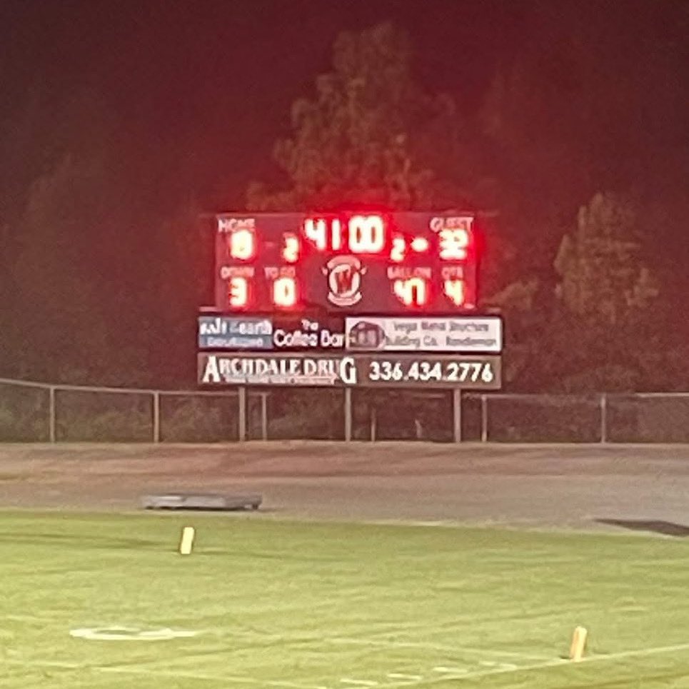 Varsity with a 32-19 victory last night over Wheatmore. Your Falcons will be back in action next week for the Unifi Bowl against Starmount. Gametime will be @ 7:30PM at Forbush.

GO FALCONS🏈

<a href="/Coach_Holder4/">Logan Holder</a> <a href="/ForbushABC/">Forbush Athletics</a>