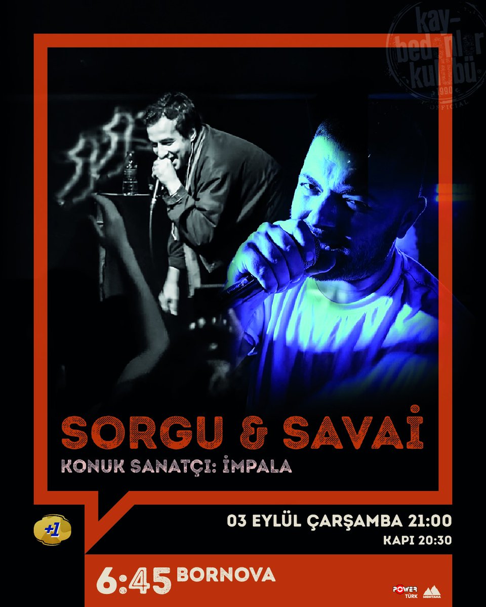 freshsorgu's tweet image. 3 EYLÜL AKŞAMI SORGU - SAVAI İZMİR KONSERİ

6:45 BORNOVA MYVIA