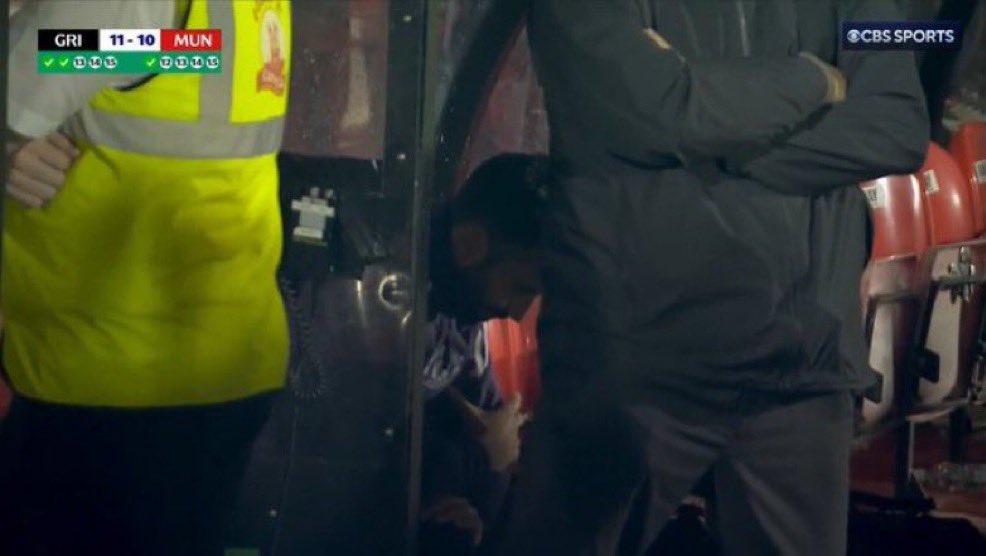 Player mentality blah blah blah. This is the manager when his team is taking pens.

He did it again today btw.