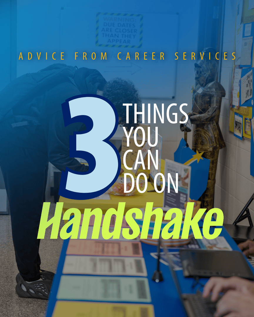 3 THINGS YOU CAN DO ON HANDSHAKE AS A STUDENT💛💙

#1: Find virtual or in-person events near you.
#2: Search your dream job, internship, work-study opportunity
#3: Explore what employers/employees have to say about their work.

Find NECC's Career Services: heyor.ca/sqHJPr