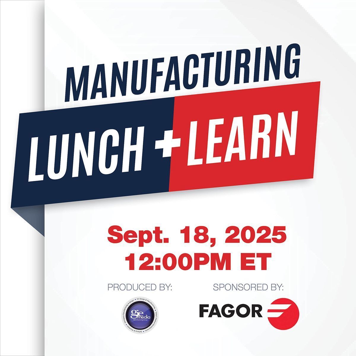 Join us for two, 30-minutes sessions during your lunch hour. Gain insights to help advance and streamline your manufacturing operations and get your questions answered live. Register to join us at: buff.ly/dTpxq3T #dmmag #webinar #lunchandlearn