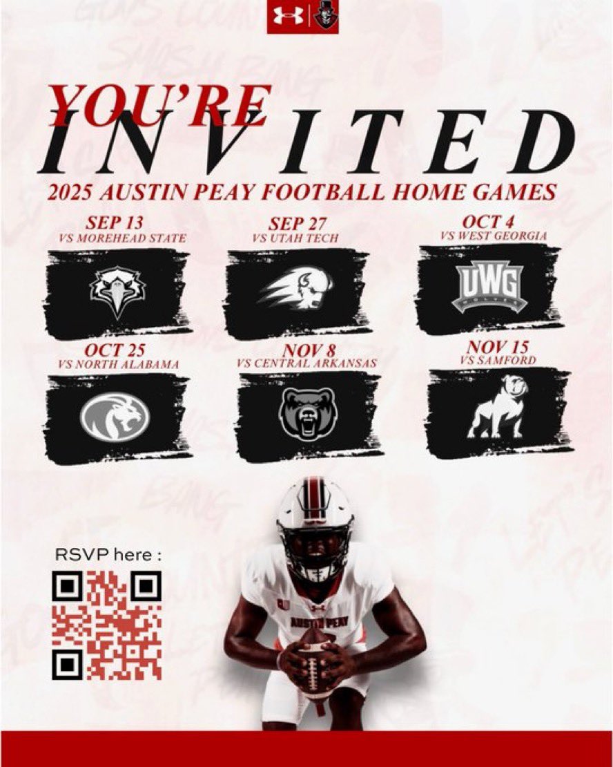 Thank you for the invite‼️
<a href="/GovsFB/">Austin Peay Football</a> <a href="/ashlynmwood/">ashlyn wood</a> <a href="/MariettaFtball/">Marietta Football</a>