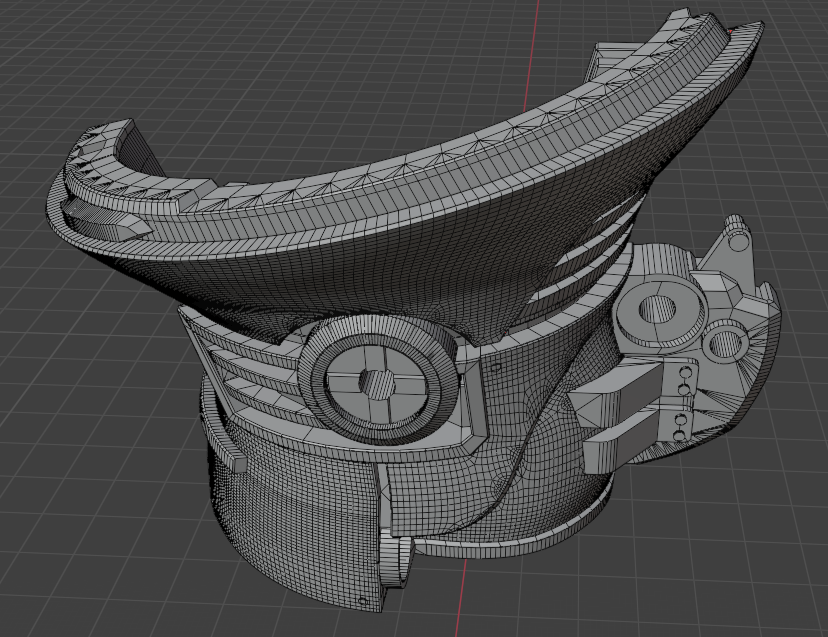 本日も地味に頂点をいじったり消したりくっ付けたりの無限対応してました。
イイ感じに行っている気はします。
画像上は昨日とさほど変わりませんが、この地味な作業はもう少し続きます。
#模型活動 
#3Dモデリング 
#フロッカー
