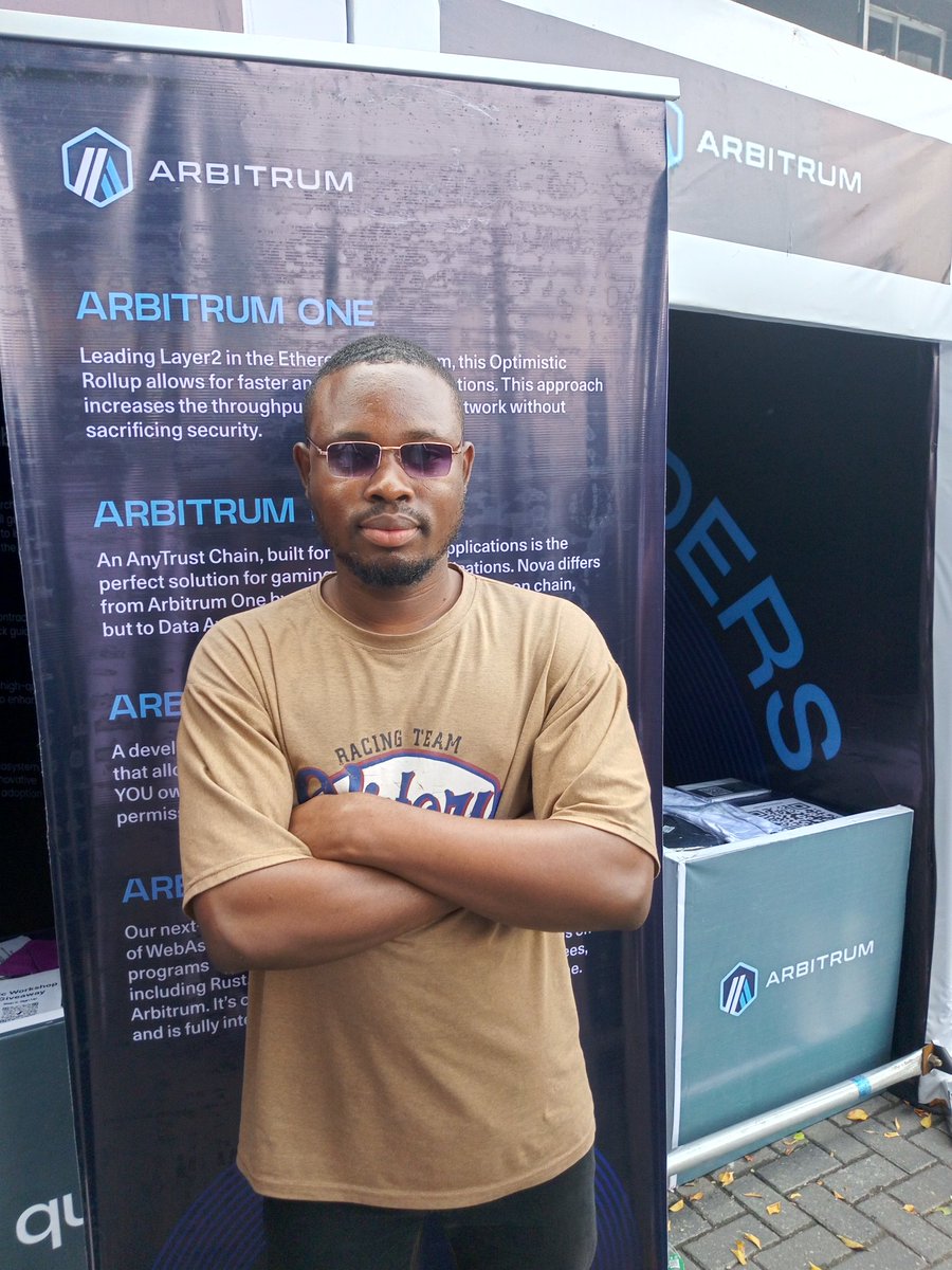 akanimoh__'s tweet image. Arbitrum’s speed blew me away! Discovered new dApps, connected with @Arbitrum
 community. Excited for L2 future!  #ArbitrumEverywhere, @Web3LagosCon