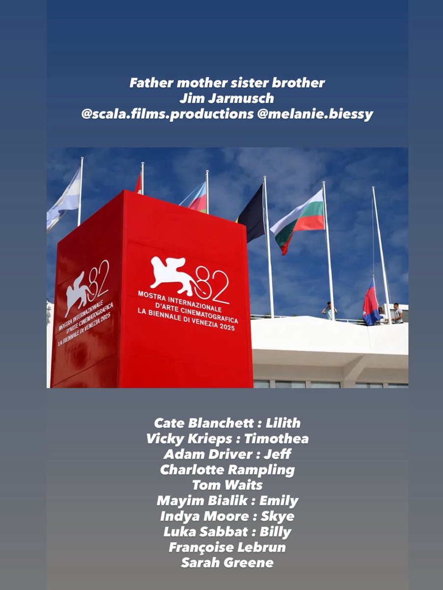 Father mother sister brother 
Jim Jarmusch 
<a href="/scala/">scala at nowhere</a>.films.productions <a href="/melanie/">@melanie</a>.biessy