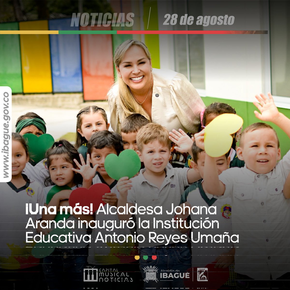 🏫 Más de 1.300 estudiantes de la comuna 11 están estrenando las nuevas y modernas instalaciones. ✨️

Leer más aquí 👇🏻 ibague.gov.co/portal/seccion…