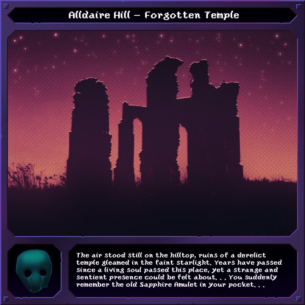 You have arrived at the Temple...

> Attempt Communing.
> Explore the Ruins.