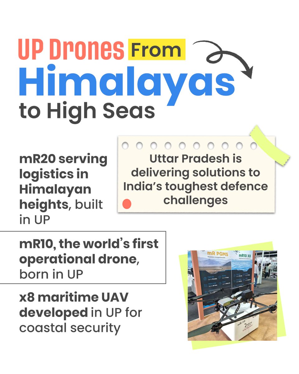 Roli_pathak1's tweet photo. Noida's Aerospace Engine Testing Centre will make India a global leader in drone technology. This centre is a symbol of the success of Make in India. #UPforDefence https://t.co/IOxn9fHE1F