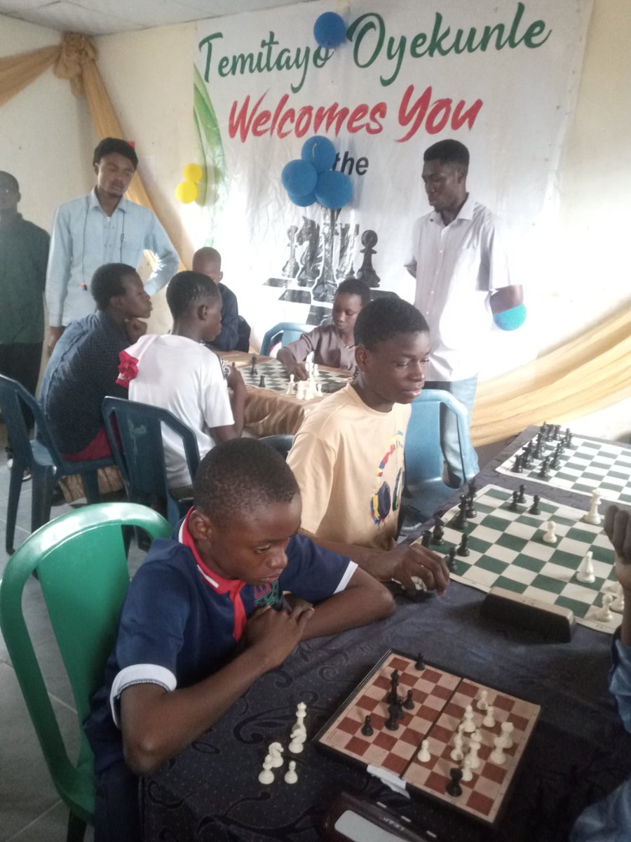 Glory to the most high 
One of my boys came 3rd at the temitayo oyekunle chess tournament ..
Potential knows no boundaries
It's just day 1....
#LagosJumpRadio