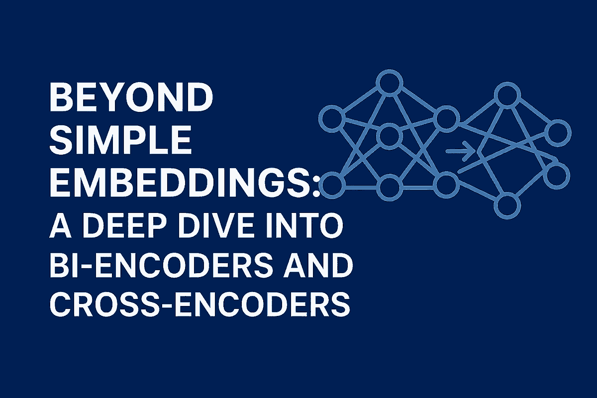 🚀 Bi-encoders vs. Cross-encoders in NLP

⚡ Bi-encoders = fast &amp; scalable (great for retrieval)
🎯 Cross-encoders = precise but expensive (great for reranking)
🔗 Hybrid = best of both worlds → the backbone of modern RAG systems.

Read more 👉[watercrawl.dev/blog/Beyond-Si…]
#RAG #AI