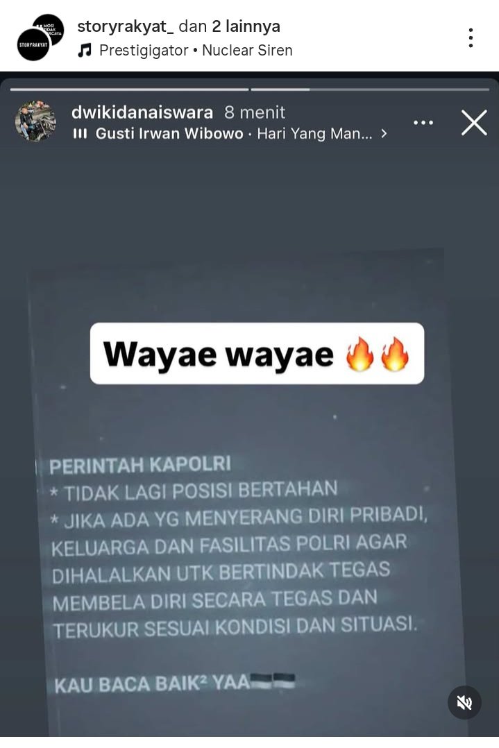 IvanRimba's tweet photo. @txtdrjkt min tolong sebarkan, dapet info di IG bung ferry. Polisi sudah menghalalkan semua cara. https://t.co/j3SHBVTj7T