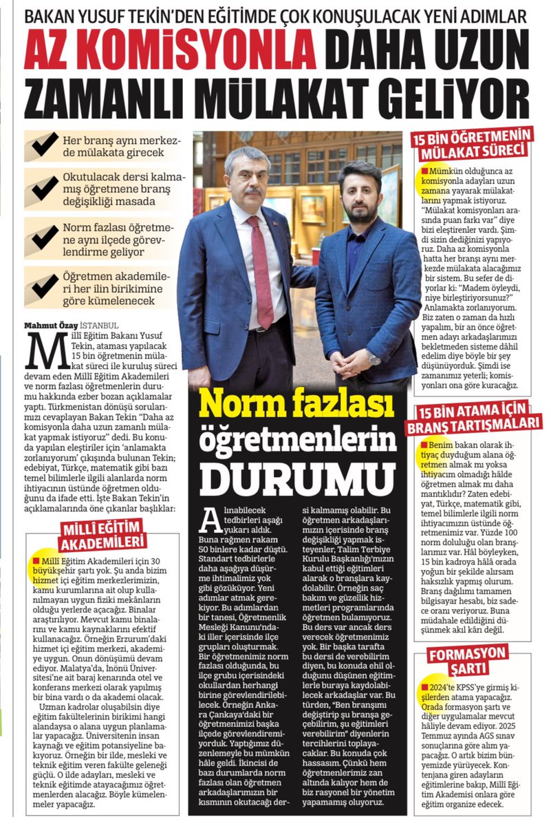 GERONİMO (@cherokee1903) on Twitter photo 2025 mülakatlarının sonuçları gösteriyor ki 2024 mülakatlarına giren 1611 öğretmen haksızlığa uğramış. Emekleri iller arası puanlama farklılıklarına kurban edilmiş. Bu adaletsizliğin ortadan kaldırılması lazım.
<a href="/RTErdogan/">Recep Tayyip Erdoğan</a> <a href="/Hayati_Yazici/">Hayati Yazıcı</a> <a href="/dbdevletbahceli/">Devlet Bahçeli</a> <a href="/celal_adan/">Celal ADAN</a> <a href="/latifselvi42/">Latif Selvi</a> 2025 mülakatlarının sonuçları gösteriyor ki 2024 mülakatlarına giren 1611 öğretmen haksızlığa uğramış. Emekleri iller arası puanlama farklılıklarına kurban edilmiş. Bu adaletsizliğin ortadan kaldırılması lazım.
<a href="/RTErdogan/">Recep Tayyip Erdoğan</a> <a href="/Hayati_Yazici/">Hayati Yazıcı</a> <a href="/dbdevletbahceli/">Devlet Bahçeli</a> <a href="/celal_adan/">Celal ADAN</a> <a href="/latifselvi42/">Latif Selvi</a>