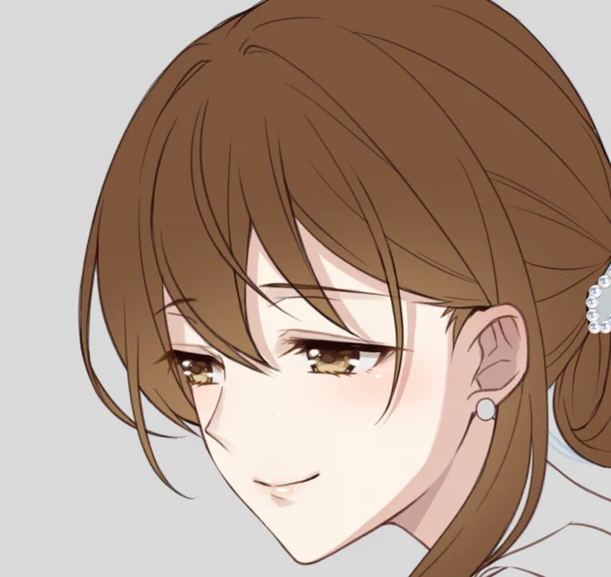 あまりに美人で描きながら失神するかと思った