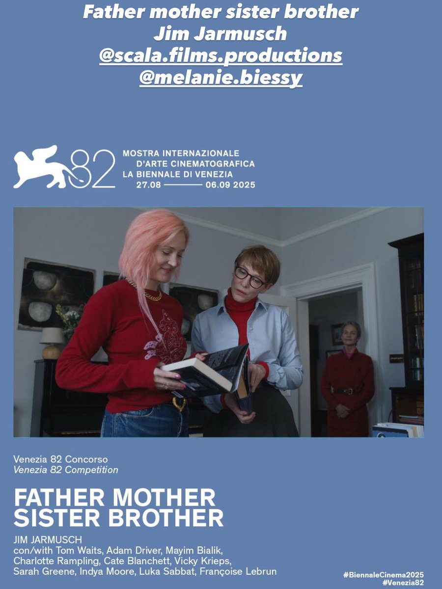 Father mother sister brother 
Jim Jarmusch 
<a href="/scala/">scala at nowhere</a>.films.productions <a href="/MBiessy/">Mélanie Biessy</a>
