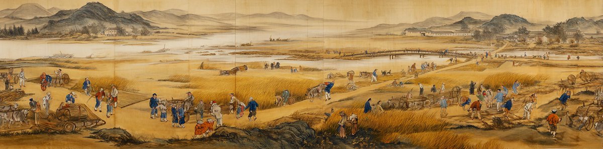 《稻河秋成图》
AI手办没什么好玩的，我们一起来研究张择端。