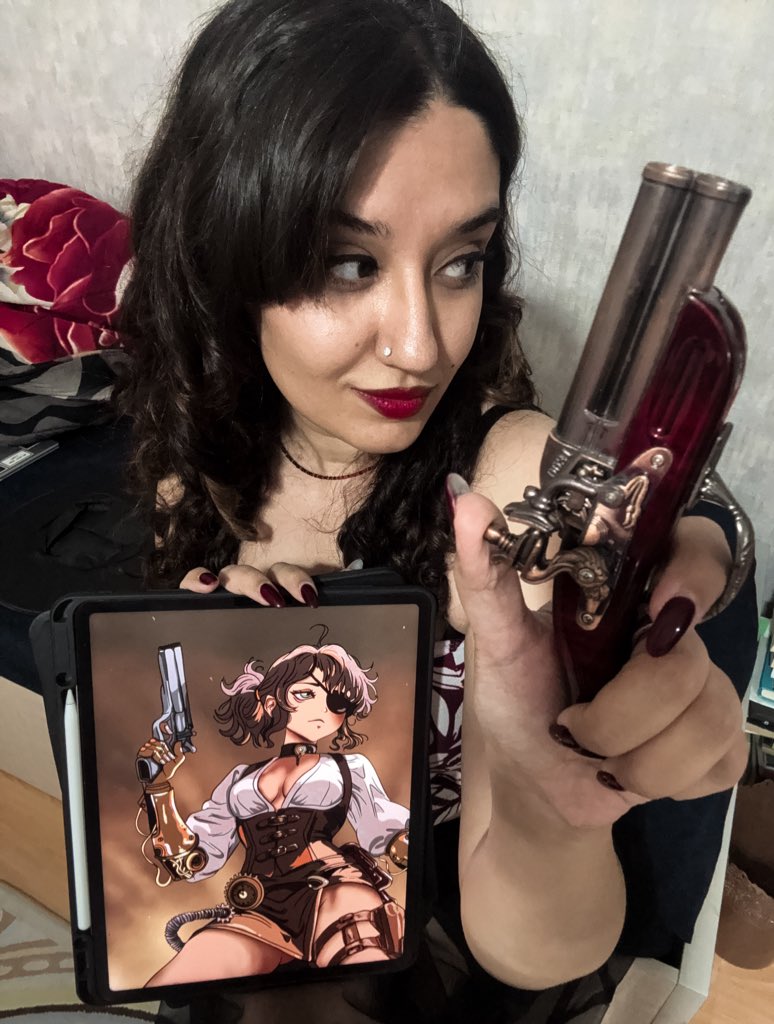 Powerful women holds two things: 
Gun in hand &amp; $ADA in bag! 

GM🔥